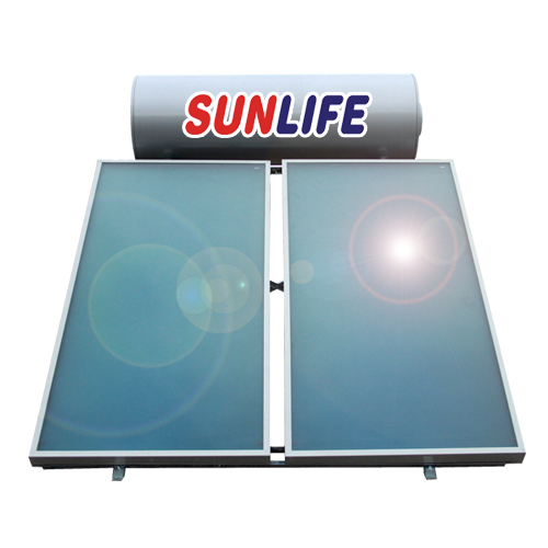 Ηλιακός Θερμοσίφωνας Sunlife Sen 300lt Επιλεκτικός Συλλέκτης 5,00m², Τριπλής Ενέργειας με 5 Χρόνια Εγγύηση